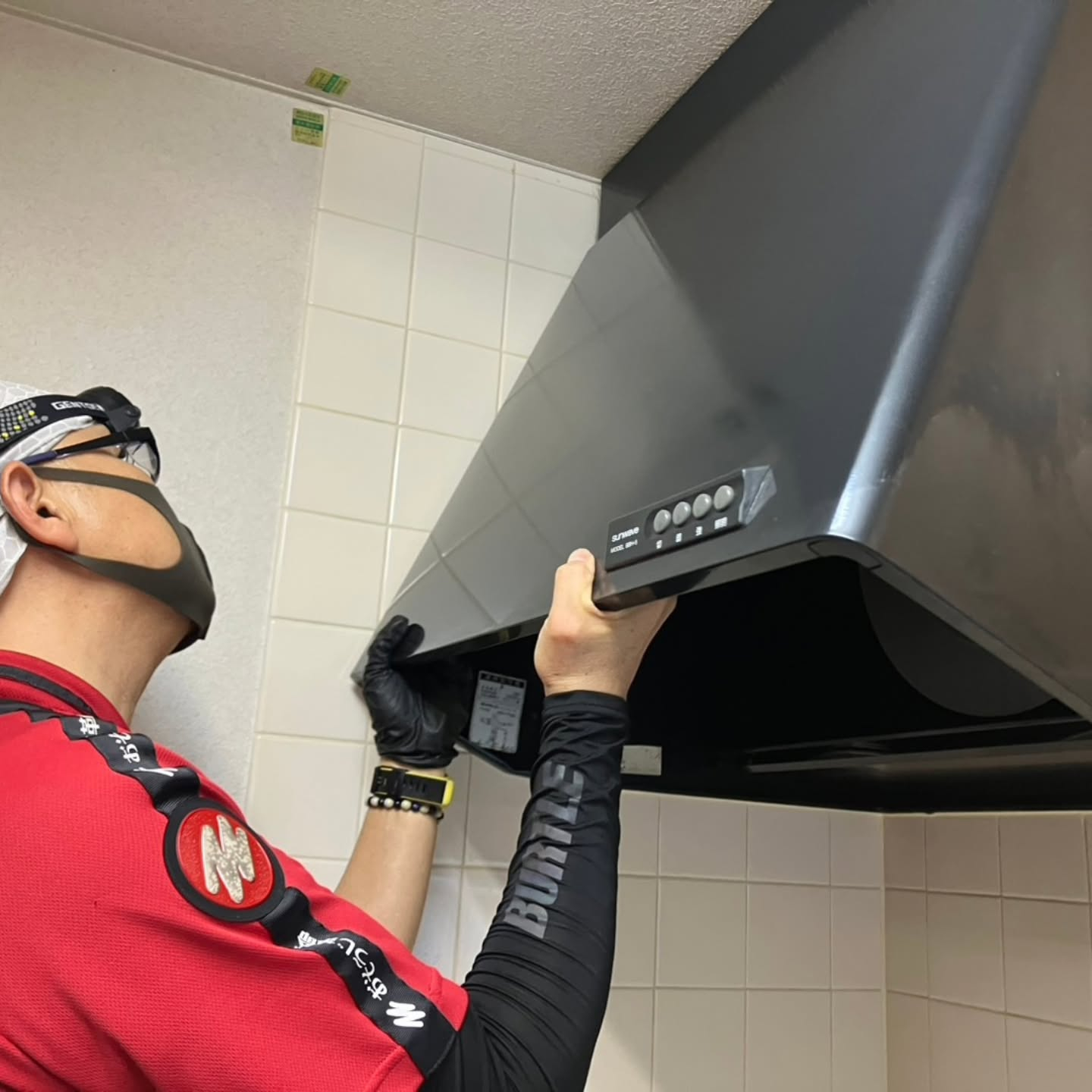 越谷市のお客様より、暑さが本格化する前にエアコンクリーニング...