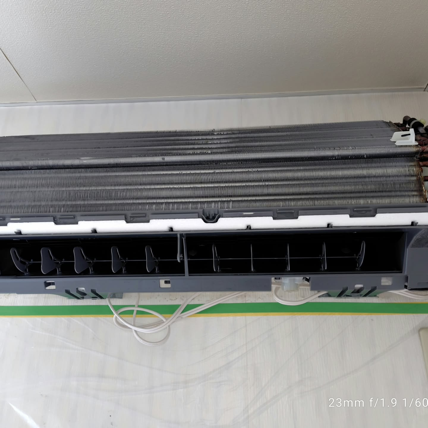 越谷市のお客様より、暑さが本格化する前にエアコンクリーニング...