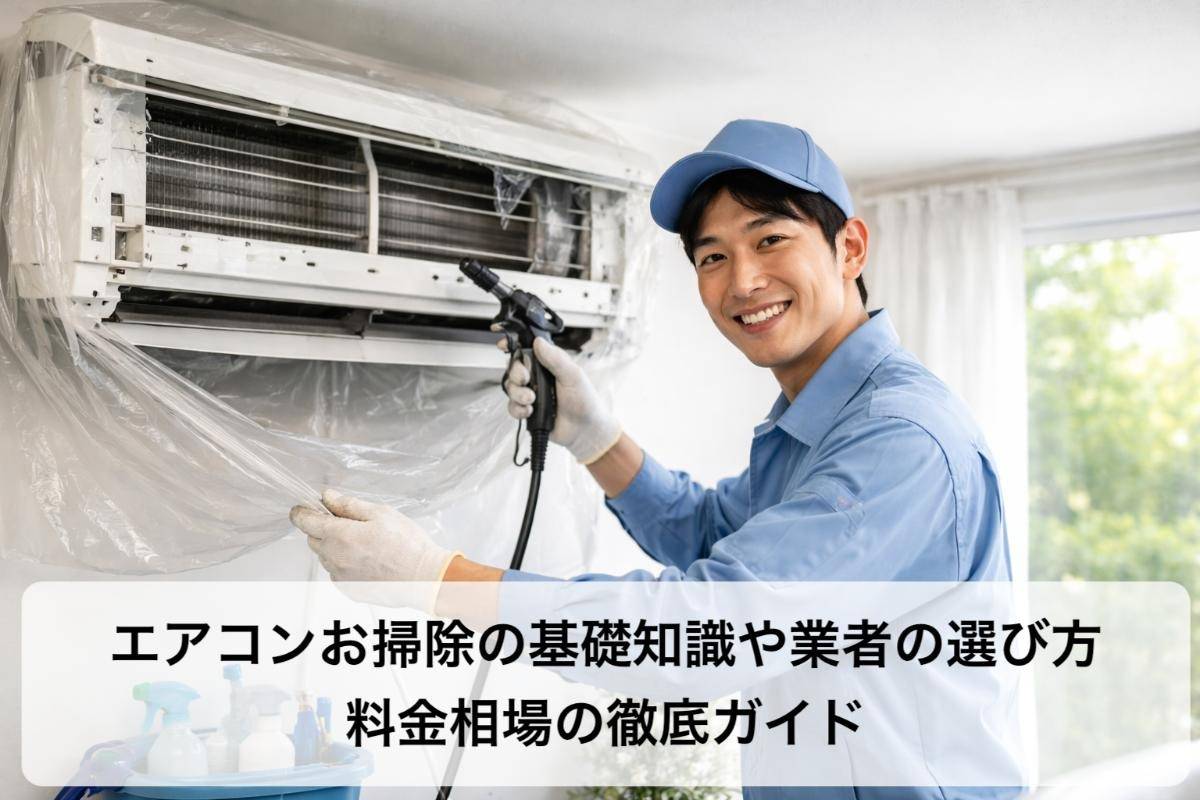 エアコンお掃除の基礎知識や業者の選び方・料金相場の徹底ガイド
