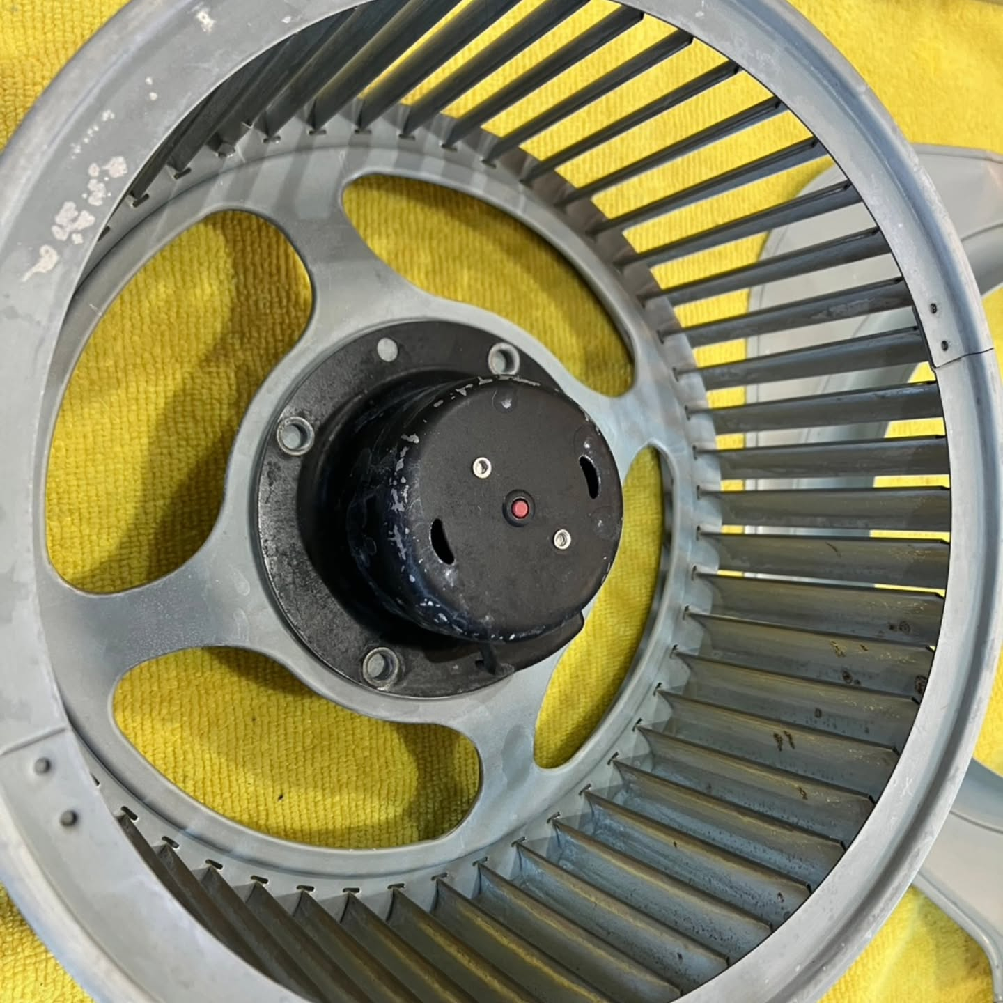 キッチンのレンジフードに付着したベタベタの油汚れ、なかなかす...