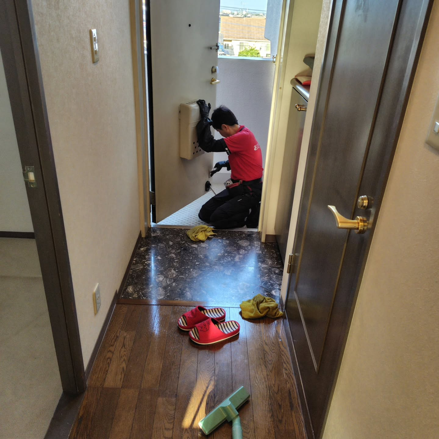 越谷市で退去後の空室清掃を実施いたしました。