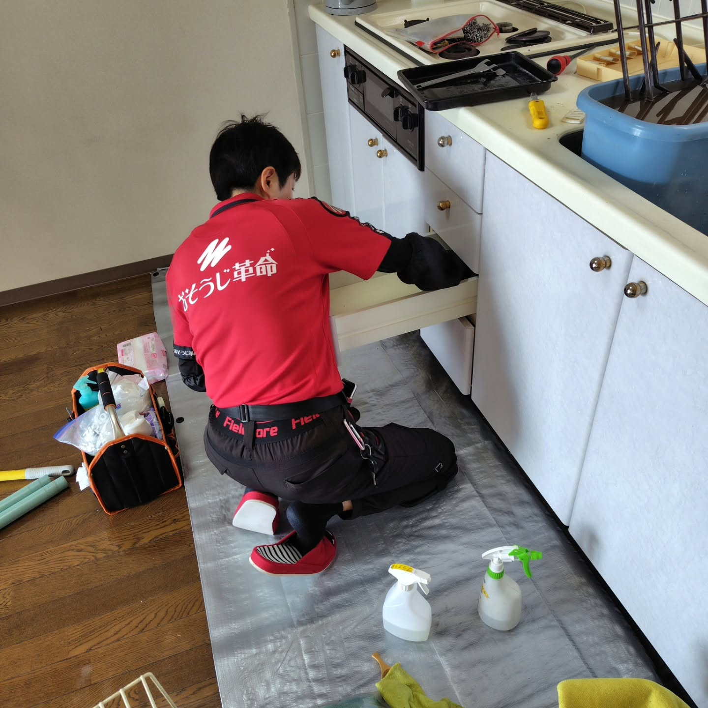 越谷市で退去後の空室清掃を実施いたしました。