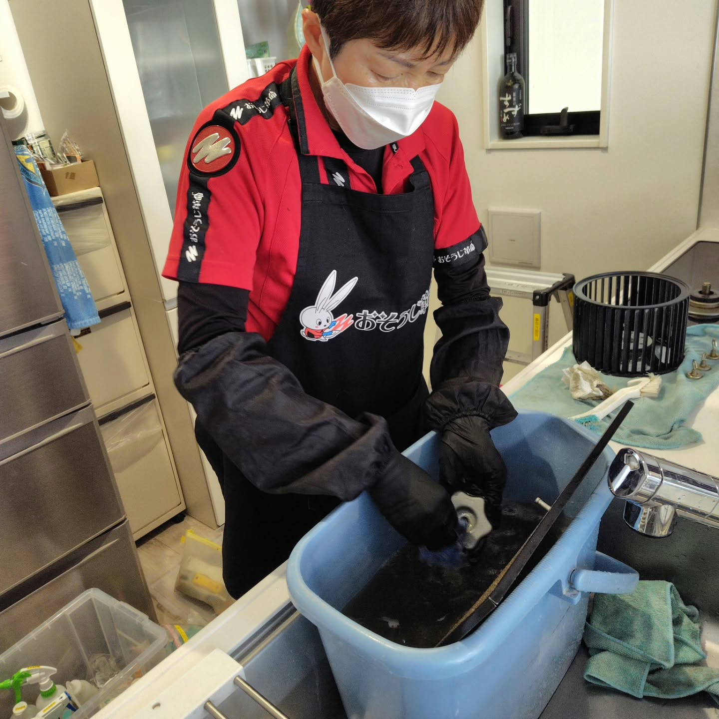 レンジフードクリーニングの効果に、しっかりと手応えを感じられ...