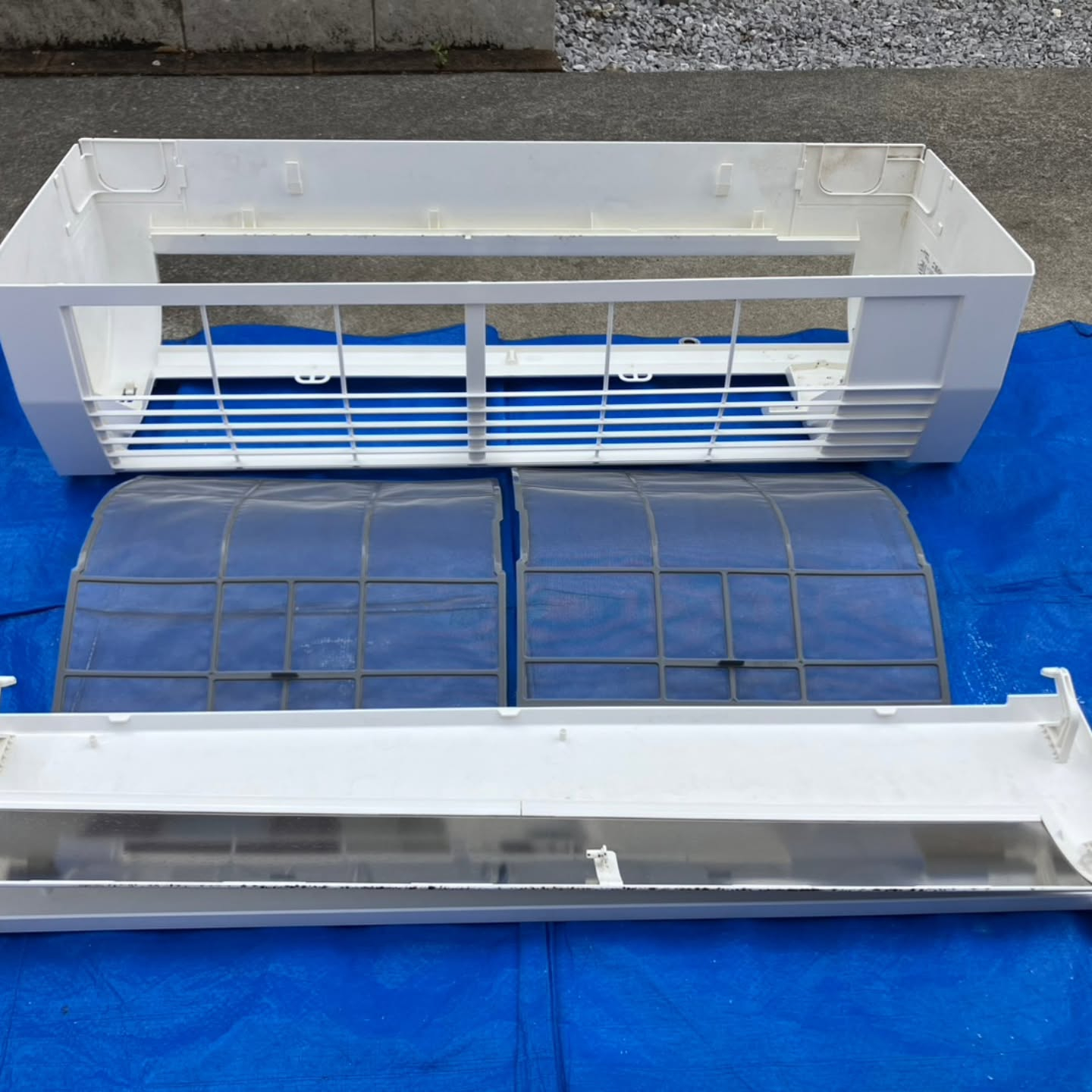 エアコンクリーニング後に風速が2倍以上に戻りました。