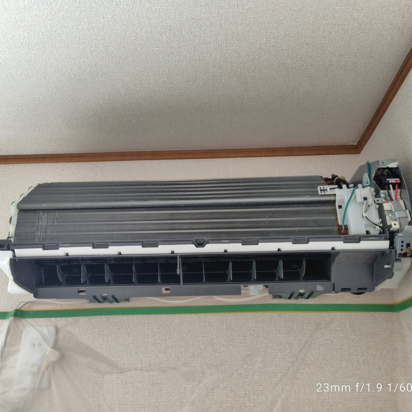 エアコンクリーニング後に風速が2倍以上に戻りました。