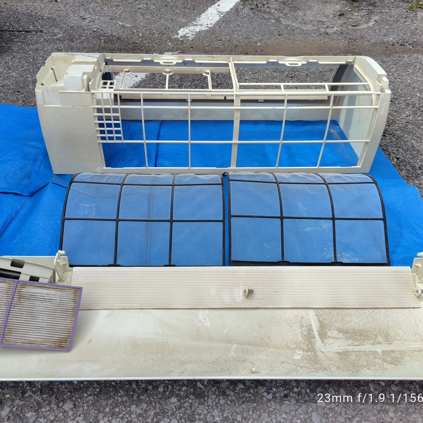 今日、瀬戸物を制作するアトリエでのエアコンクリーニングを行い...