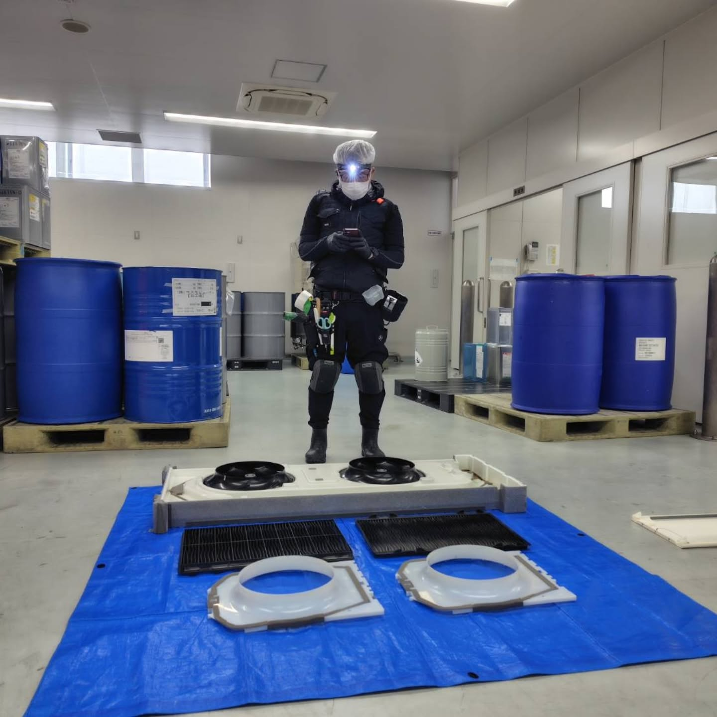本日も無事に工場作業を進めることができ、午前中に引き続き、業...