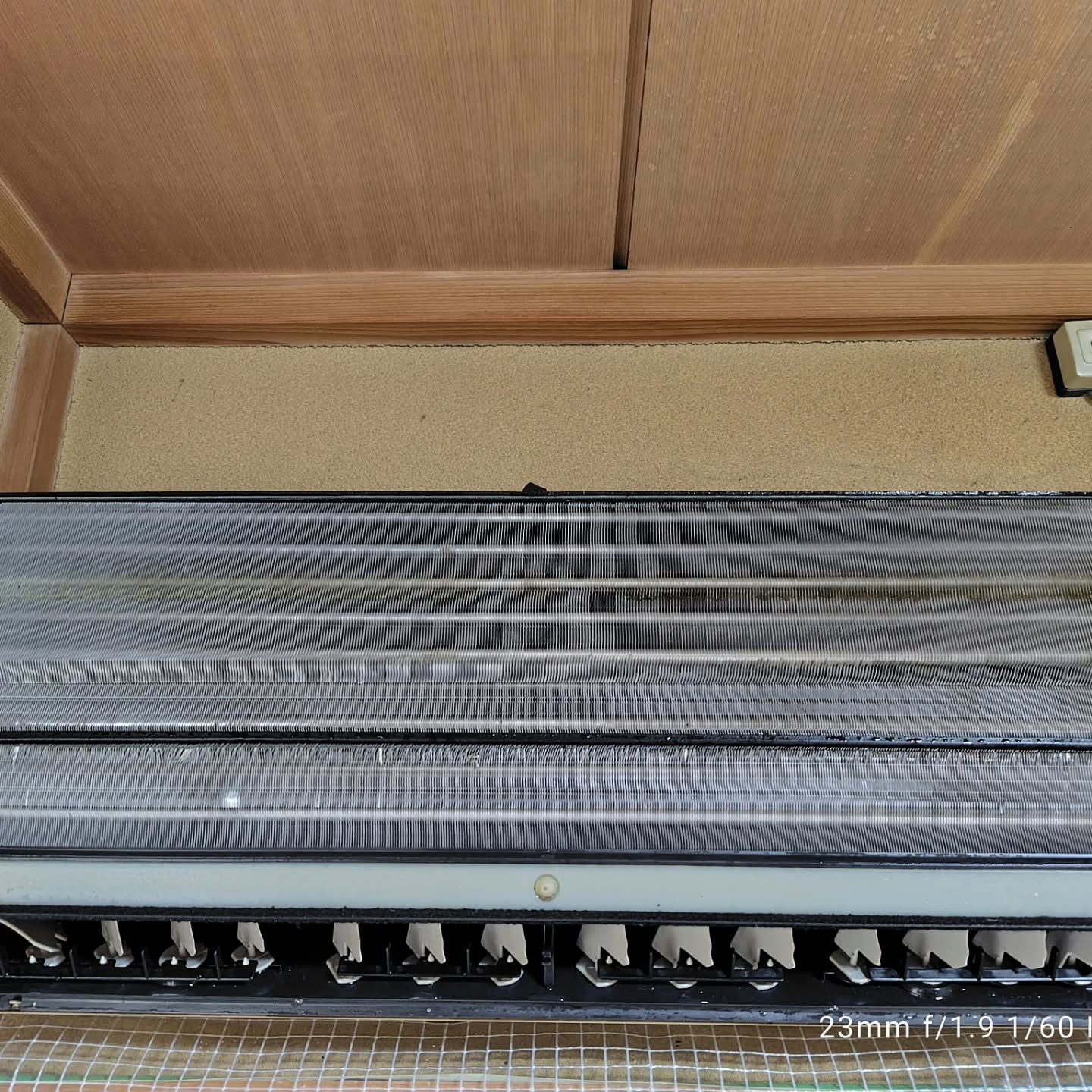 ナショナルのエアコンクリーニングのご依頼をいただきました。