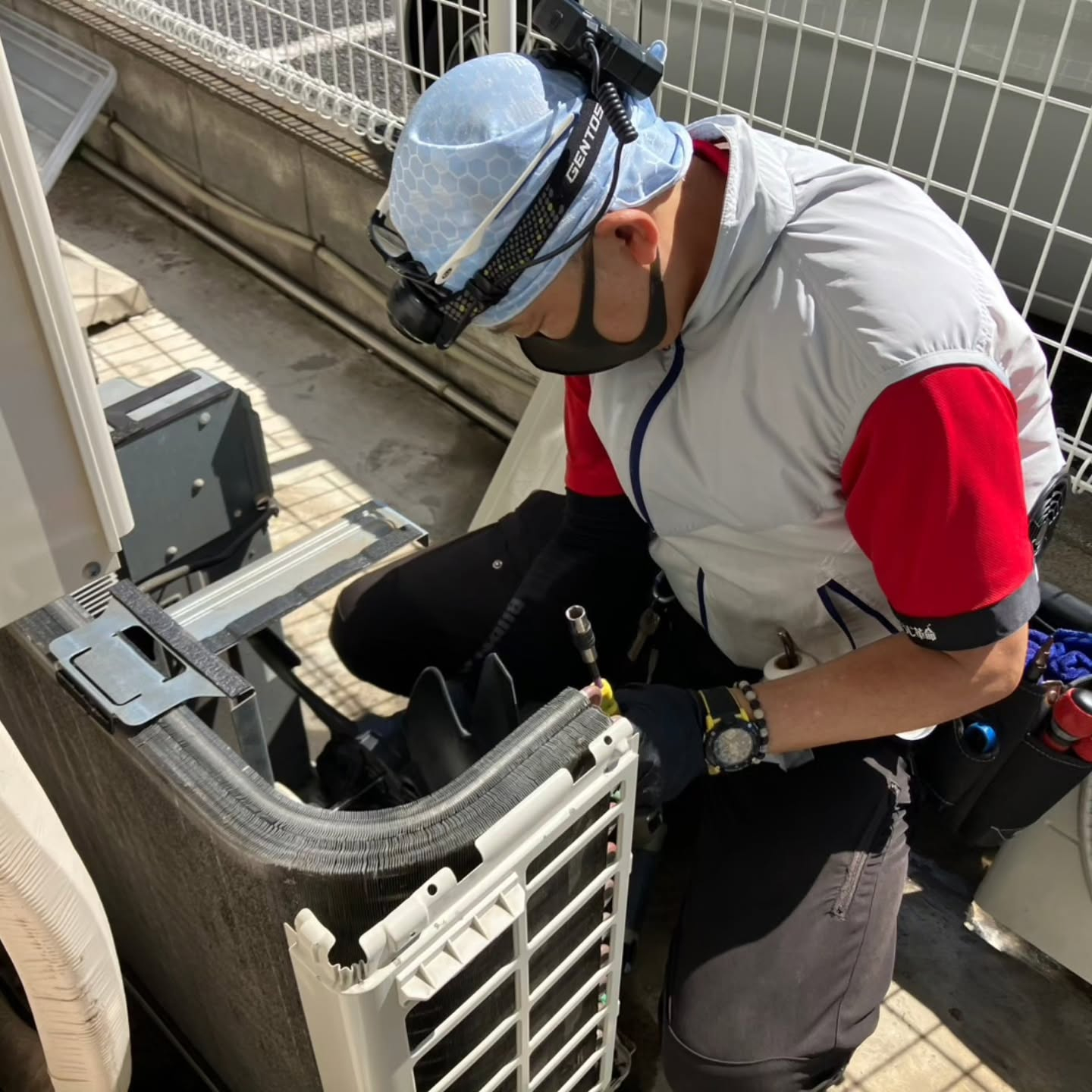 屋外のエアコン室外機、最近確認しましたか？