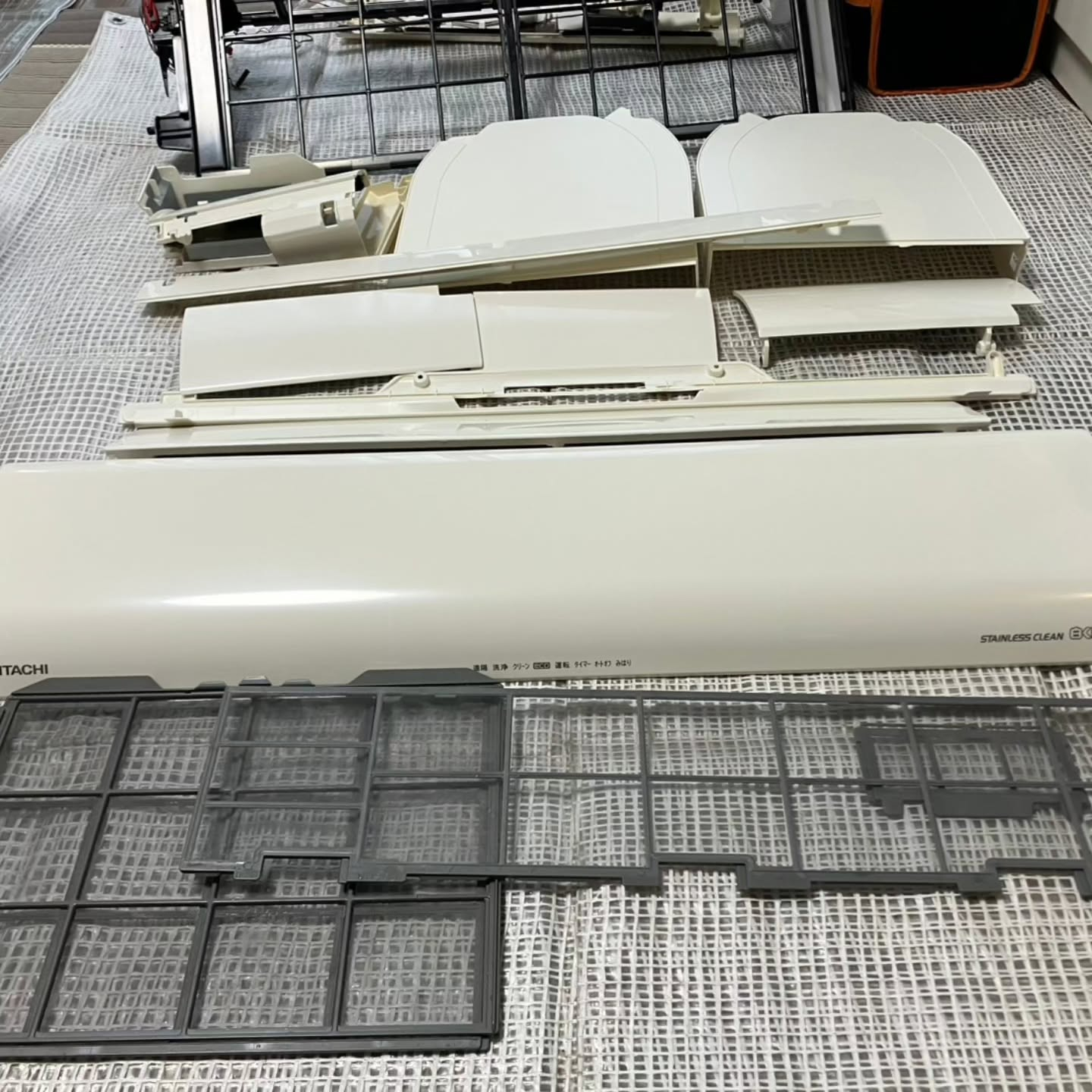 エアコン、しっかりお手入れしました。