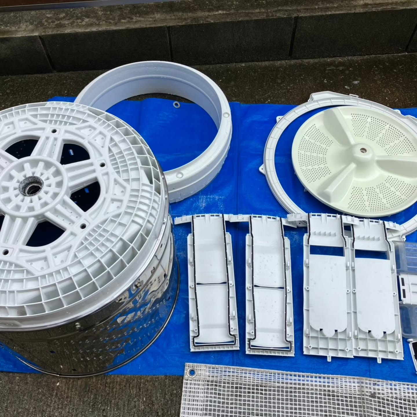 今日は洗濯機クリーニングの現場から。
