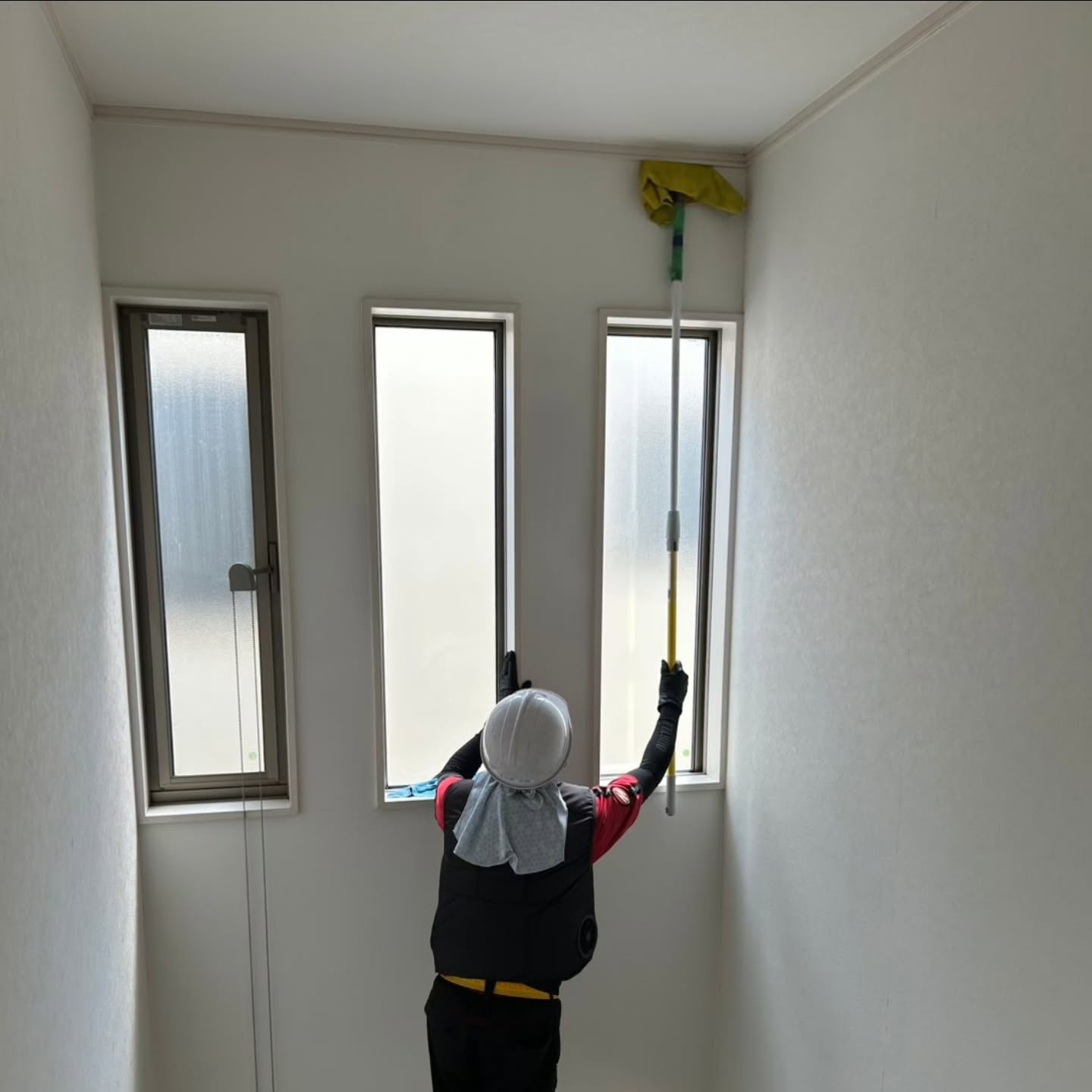 高所の窓、どうしていますか？