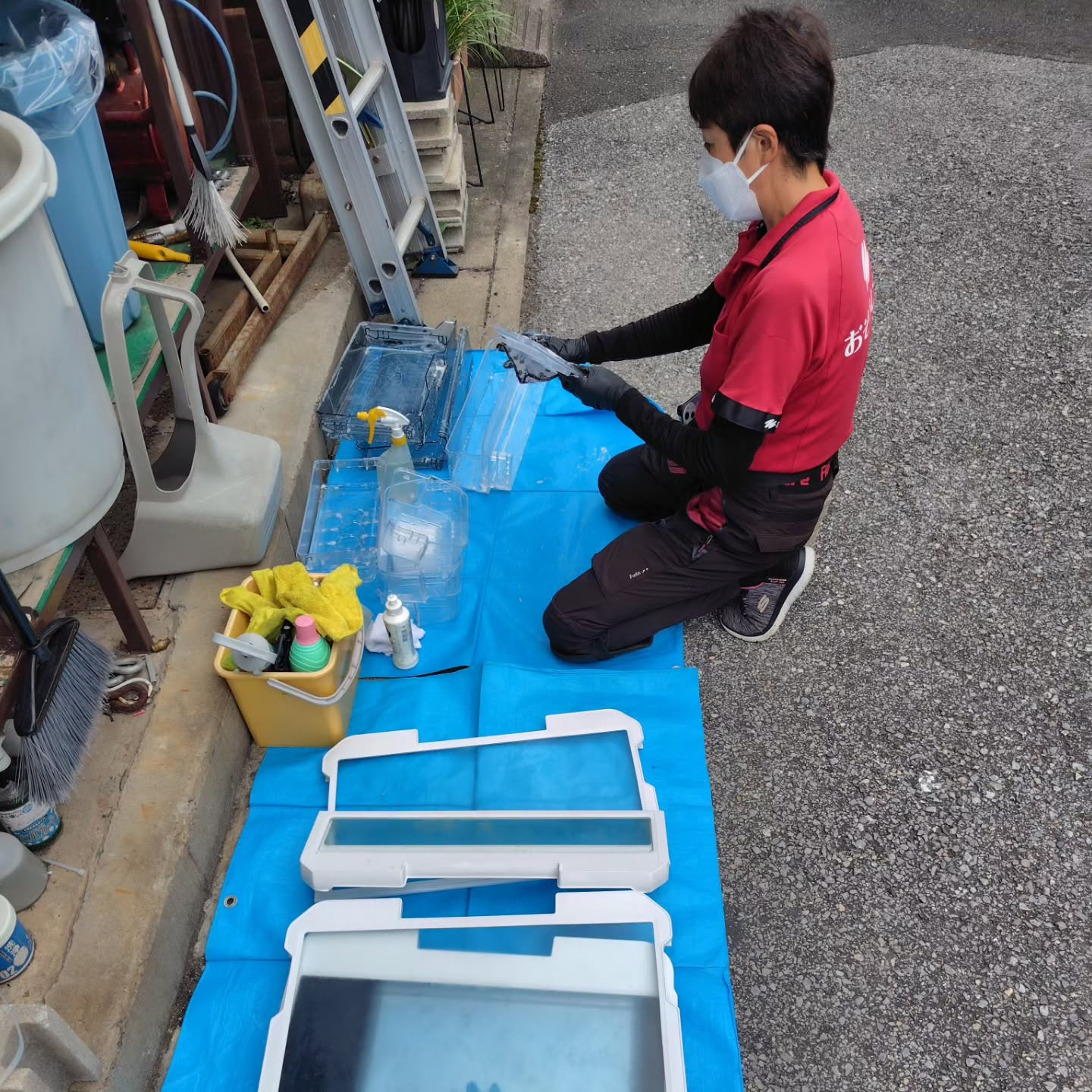 冷蔵庫が見違えるほど綺麗に。