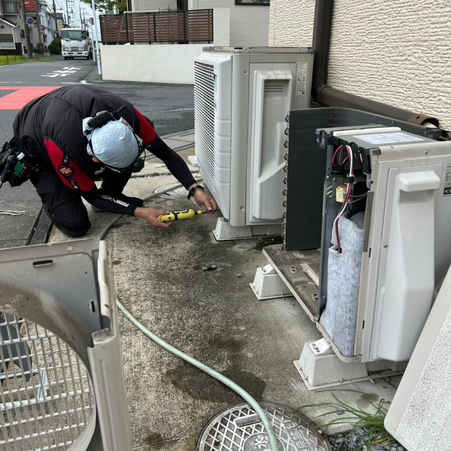 たった3年で、エアコン内部の汚れは驚くほど溜まるものです。