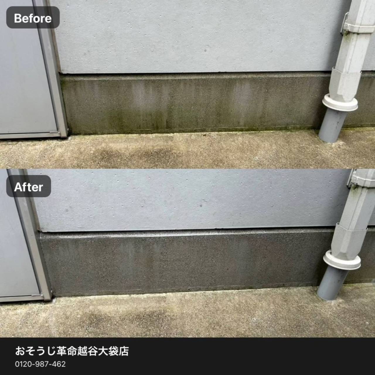 定期的な共用部の清掃を行いました。