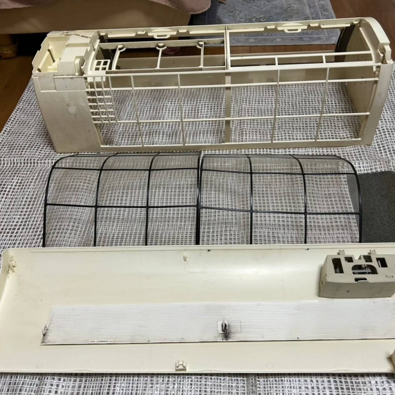 初のエアコンクリーニング体験。